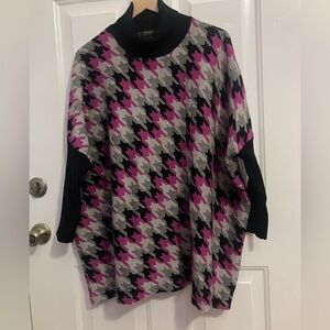 Joseph A-turtleneck sweater, poncho